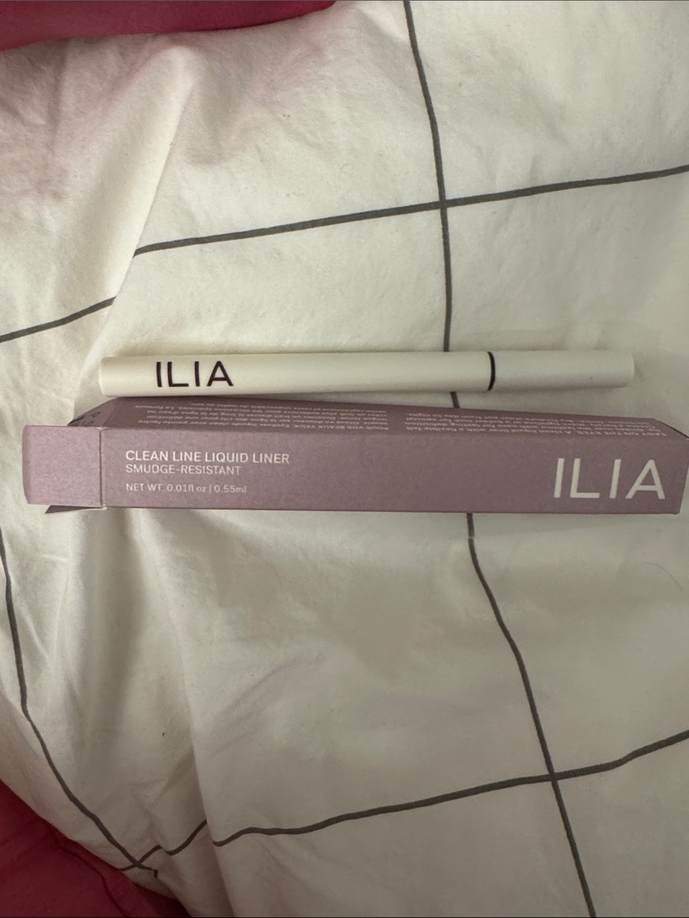 ILIA Clean Line Liquid Liner — White Pen with Black Tip